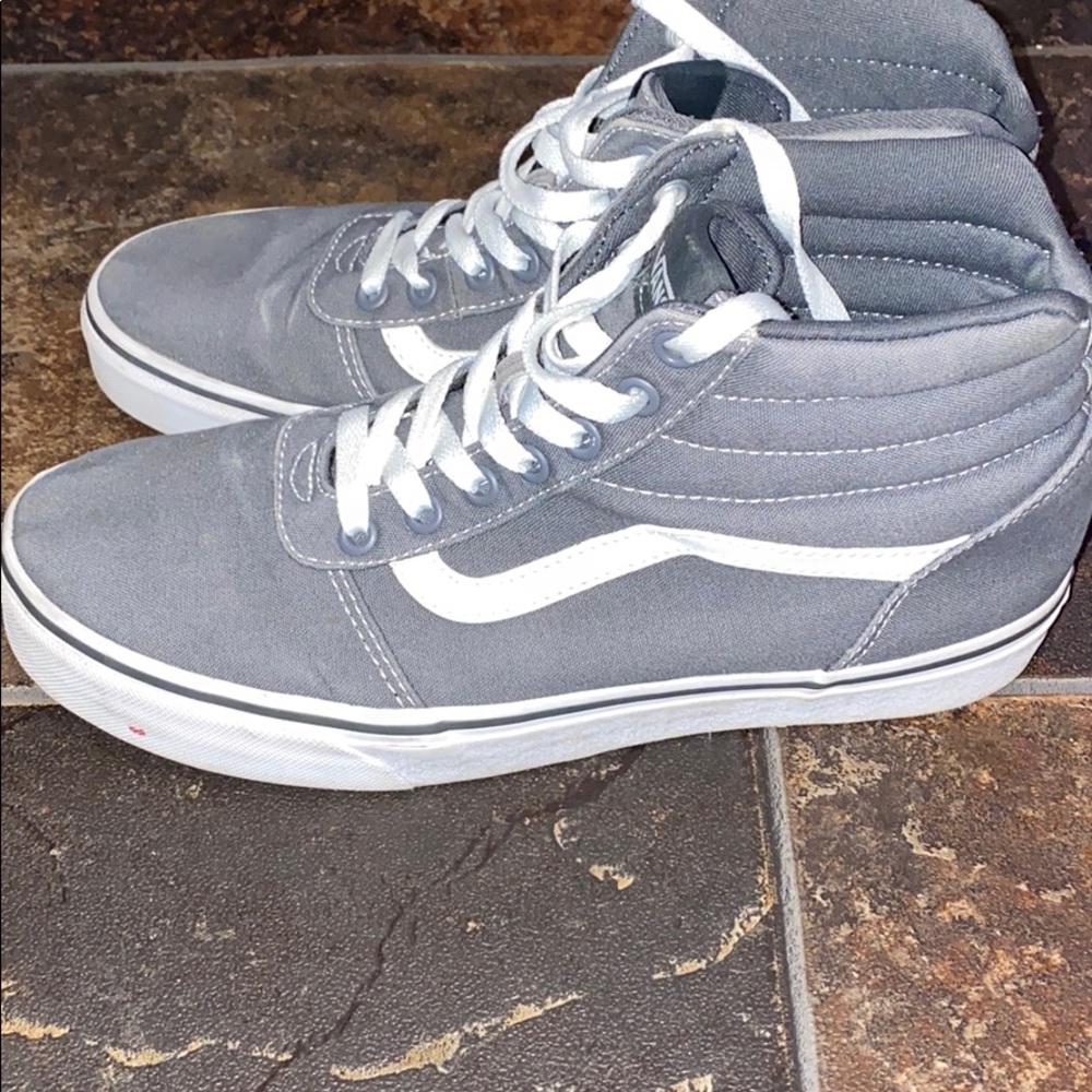 Grey High Top Vans